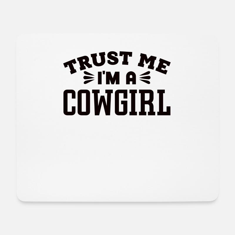 Cowboy - Mouse Pad (horizontal) - white