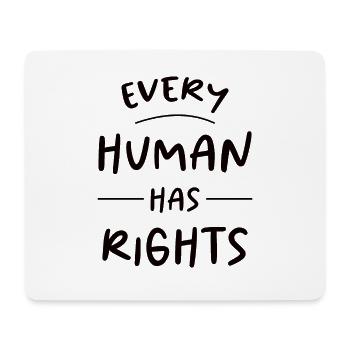 Human Rights Politics Freedom Demonstrating - Mouse Pad (horizontal) - white - Front