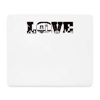 Wandern Camping Outdoor Sprüche Camper Wanderer - Mousepad (Querformat) - Weiß - Vorne
