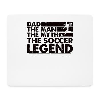 Father Football Dad Football Player - Mouse Pad (horizontal) - white - Front
