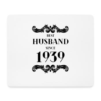 Meilleur mari depuis 1939 anniversaire de mariage - Tapis de souris (format paysage) - blanc - Devant