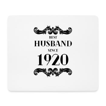 Bester Ehemann seit 1920 Hochzeitstag - Mousepad (Querformat) - Weiß - Vorne