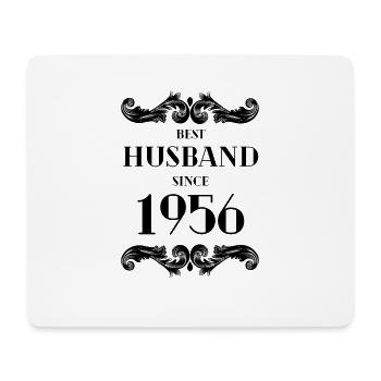Bester Ehemann seit 1956 Hochzeitstag - Mousepad (Querformat) - Weiß - Vorne