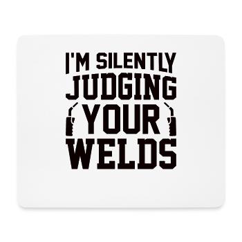 Welder Profession Heat Steel Gas TIG MAG Welding - Mouse Pad (horizontal) - white - Front