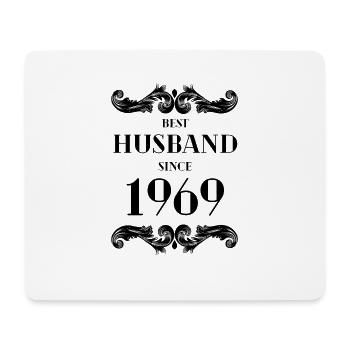 Bester Ehemann seit 1969 Hochzeitstag - Mousepad (Querformat) - Weiß - Vorne