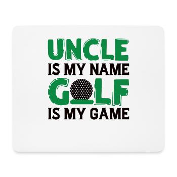 Golf Uncle Legend Nephew Niece Golfer - Mouse Pad (horizontal) - white - Front