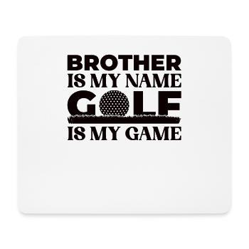 Golf-Bruder Eines Golfspielers Golfer Bruder - Mousepad (Querformat) - Weiß - Vorne