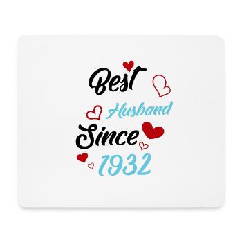 Best Husband Since 1932 Wedding - Mouse Pad (horizontal) - white - Front