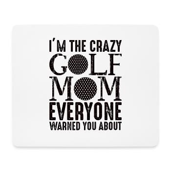 Golfspieler Golfer Golfschläger Golfen Golf Mutter - Mousepad (Querformat) - Weiß - Vorne
