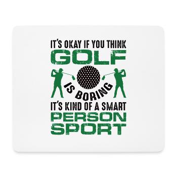 Golf Golfer Gift Hobby Club Quote - Mouse Pad (horizontal) - white - Front