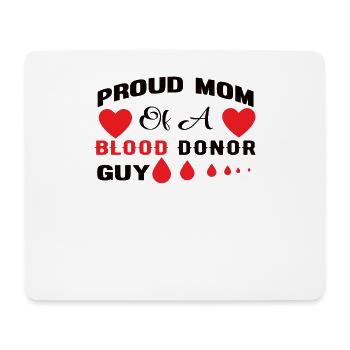 Blood donation Blood donation Blood donor Mama son - Mouse Pad (horizontal) - white - Front