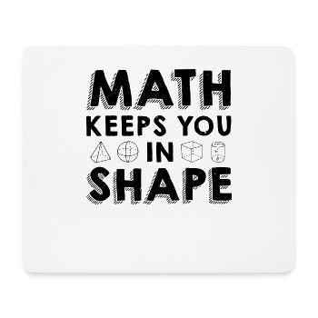 Mathelehrer Mathematische Formel Geometrie Lehrer - Mousepad (Querformat) - Weiß - Vorne