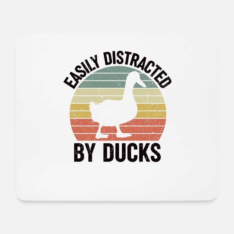 Enten Entenzüchter Entenzucht Entenbesitzer - Mousepad (Querformat) - Weiß