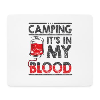 Camping Camper Outdoor Sommer Design - Mousepad (Querformat) - Weiß - Vorne