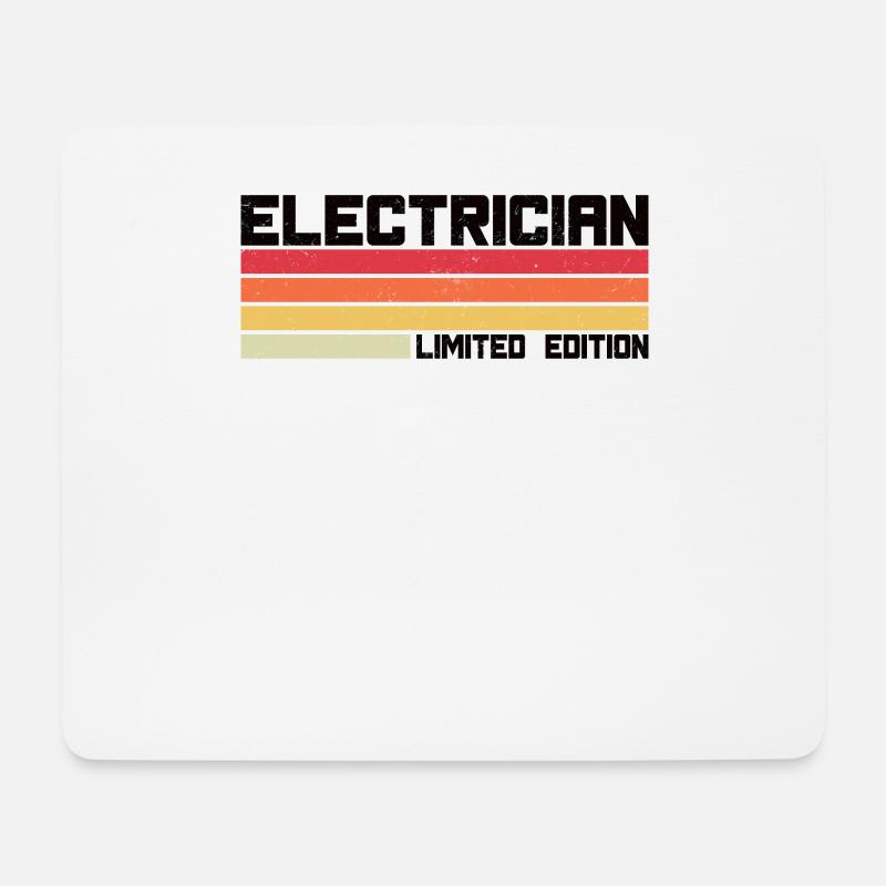 Elektriker Elektrotechnik Isolierzange Elektronik - Mousepad (Querformat) - Weiß