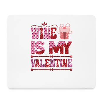 Couples Women Wine Valentine's Day - Mouse Pad (horizontal) - white - Front