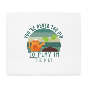 Garten Motiv Gärtner & Gärtnerin Spruch - Mousepad (Querformat) - Weiß - Vorne