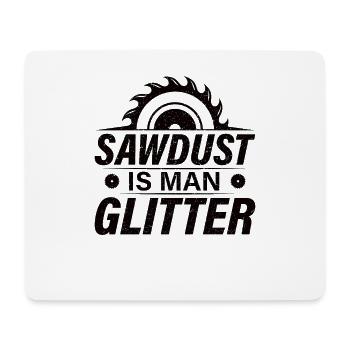 Wood Chainsaw Lumberjacks Woodworkers Carpenters - Mouse Pad (horizontal) - white - Front