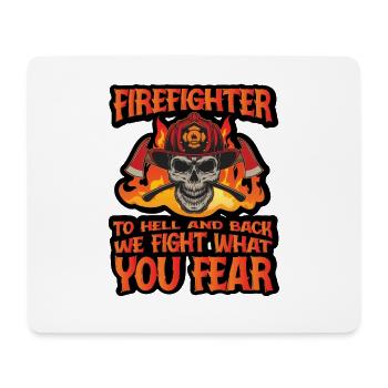 Feuerwehrmann Feuerwehr & Sprüche - Mousepad (Querformat) - Weiß - Vorne