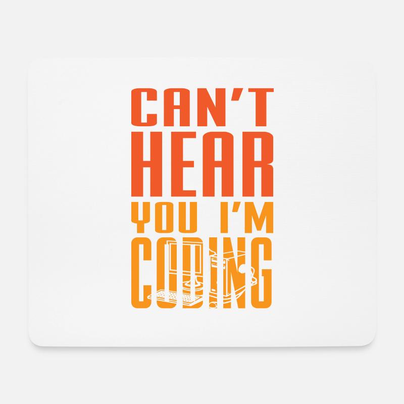Lustiger Informatiker Spruch, Informatik - Mousepad (Querformat) - Weiß