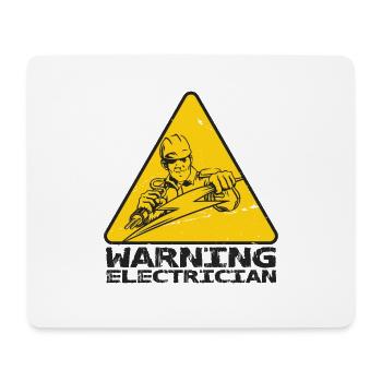 Lustige Elektriker Sprüche I Eliktriker - Mousepad (Querformat) - Weiß - Vorne