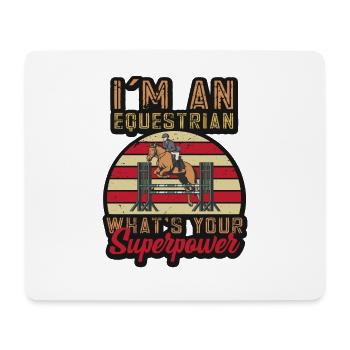 Schönes Reiten Pferde Spruch für Reiter - Mousepad (Querformat) - Weiß - Vorne