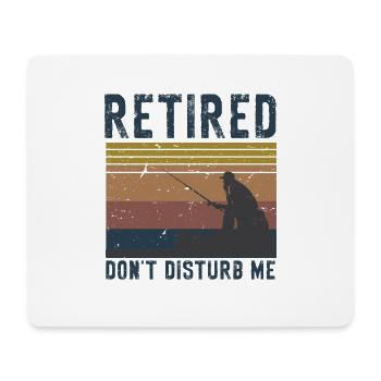 Rentner Sprüche & Geschenke Ruhestand - Mousepad (Querformat) - Weiß - Vorne