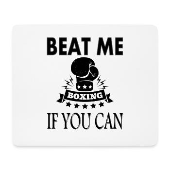 Match de boxe Knock-out Boxing Fans Boxer Idée cadeau - Tapis de souris (format paysage) - blanc - Devant