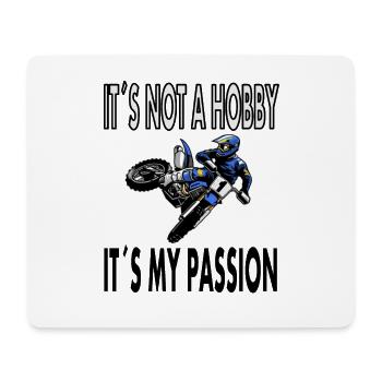 Motocross Ride Cascade Stunt Motorcycle Gift - Mouse Pad (horizontal) - white - Front