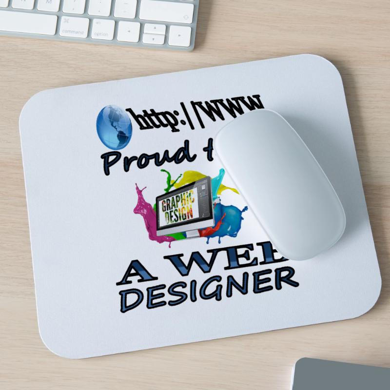 I'm a web designer web developer gift idea Mouse Pad (horizontal)