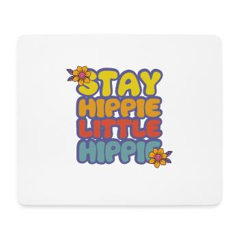 Hippie Karneval Kostüm Geschenk Peace - Mousepad (Querformat) - Weiß - Vorne