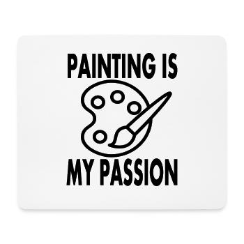 Malerei Maler Öl Aquarell Künstler Geschenkidee - Mousepad (Querformat) - Weiß - Vorne