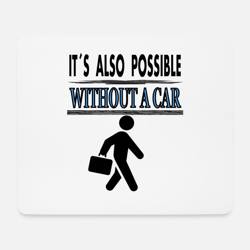 gehen ist gesund Sportliches Gehen Sport Geschenk - Mousepad (Querformat) - Weiß