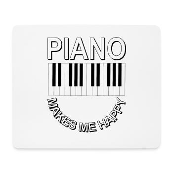 Piano Playing Pianist Musical Instrument Gift Idea - Mouse Pad (horizontal) - white - Front