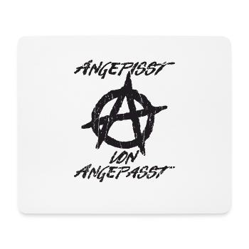 Angepisst Von Angepasst - Individualität - Mousepad (Querformat) - Weiß - Vorne