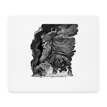 Odin father of the gods Norse mythology Wotan - Mouse Pad (horizontal) - white - Front
