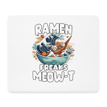 Japanisches Ramen Bowl Kunstwerk für Anime Fans - Mousepad (Querformat) - Weiß - Vorne