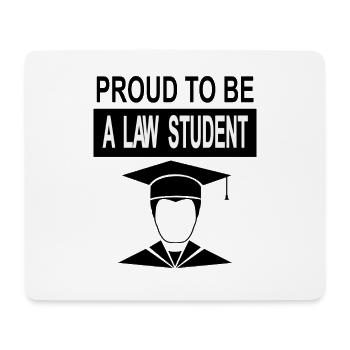 Law Study, Law Student, Law Degree Gift - Mouse Pad (horizontal) - white - Front
