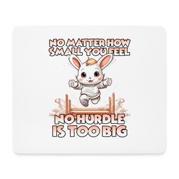Kaninhop Wonder: Erlebe die Magie des Kaninhop - Mousepad (Querformat) - Weiß - Vorne