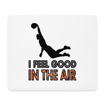 Basketball Playing Baskteball Player Dunk Gift - Mouse Pad (horizontal) - white - Front