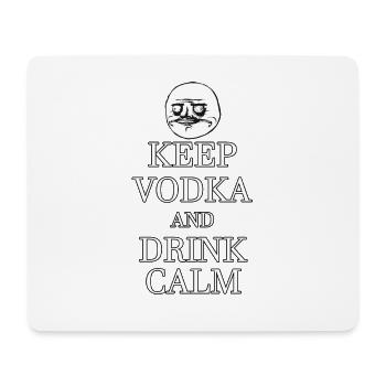 lustige Saufgelage Party-Gadgets Wodka - Mousepad (Querformat) - Weiß - Vorne