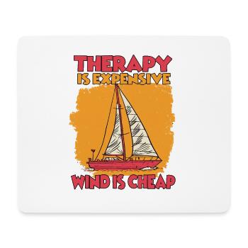 sail captain sail hobby yacht sailor - Mouse Pad (horizontal) - white - Front