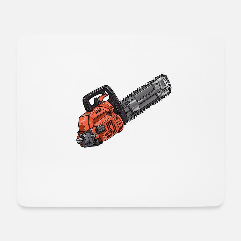 Baumschubser | Holzfäller T Forstwirt | Lustiges - Mousepad (Querformat) - Weiß