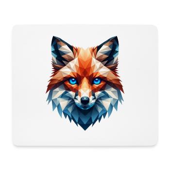 renard, animaux, forêt, renard roux, nature sauvage - Tapis de souris (format paysage) - blanc - Devant