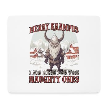 Kawaii Krampus T Costume de Père Noël méchant - Tapis de souris (format paysage) - blanc - Devant