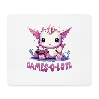 Gamer Axolotl Anime Axolotl T for gaming fans - Mouse Pad (horizontal) - white - Front