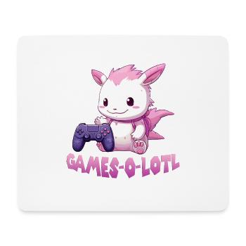 Axolotl T Kawaii Axolotl Gaming Lurche Axolotl - Mousepad (Querformat) - Weiß - Vorne