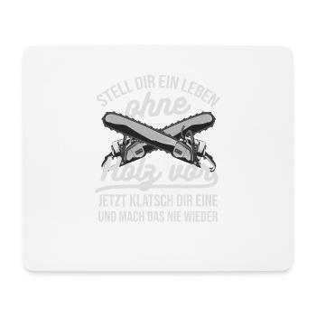 La vie sans bois Forester Forester Homme - Tapis de souris (format paysage) - blanc - Devant