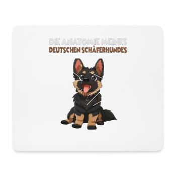 German Shepherd Dog Dog Owner T Walking Dogs - Mouse Pad (horizontal) - white - Front