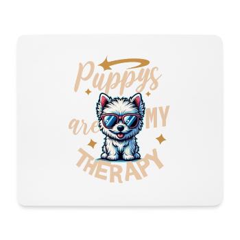 Cooler West Highland White Terrier - Mousepad (Querformat) - Weiß - Vorne